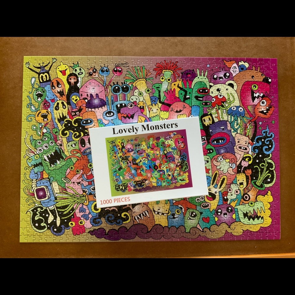 Lovely Monsters Puzzle 1000 pieces by Bgraamiens